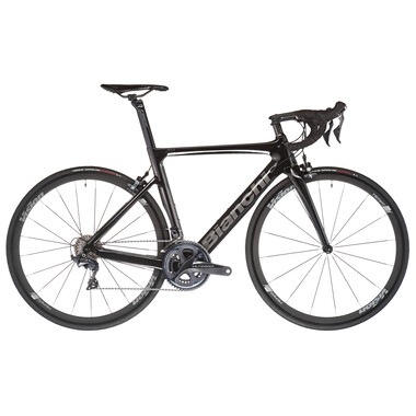 Bicicleta de carrera BIANCHI ARIA Shimano Ultegra R8000 34/50 Negro 2021 0